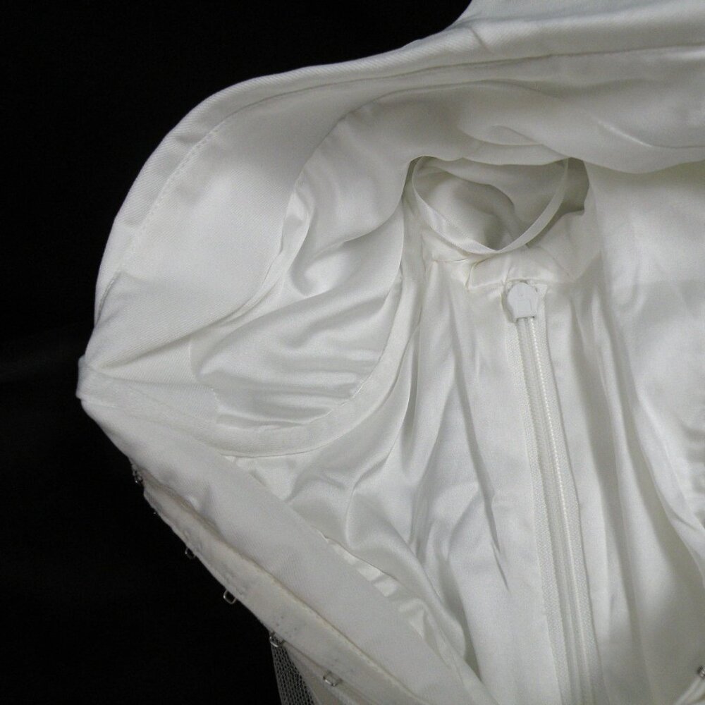 NWT Pretty Little Thing Premium White Lace Corset Detail Blazer Dress 12 - Picture 8 of 9